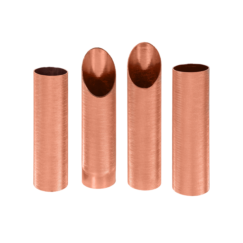 Reliéfní měděná trubice