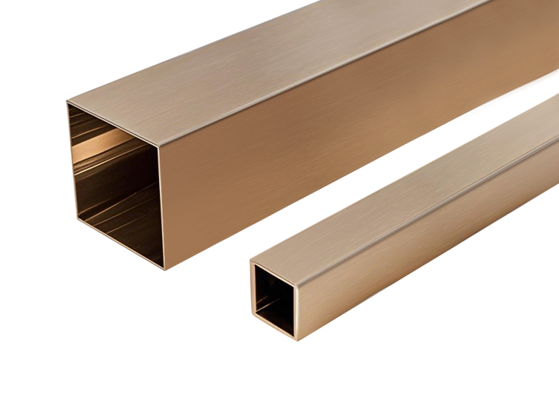 Měděná čtvercová trubice